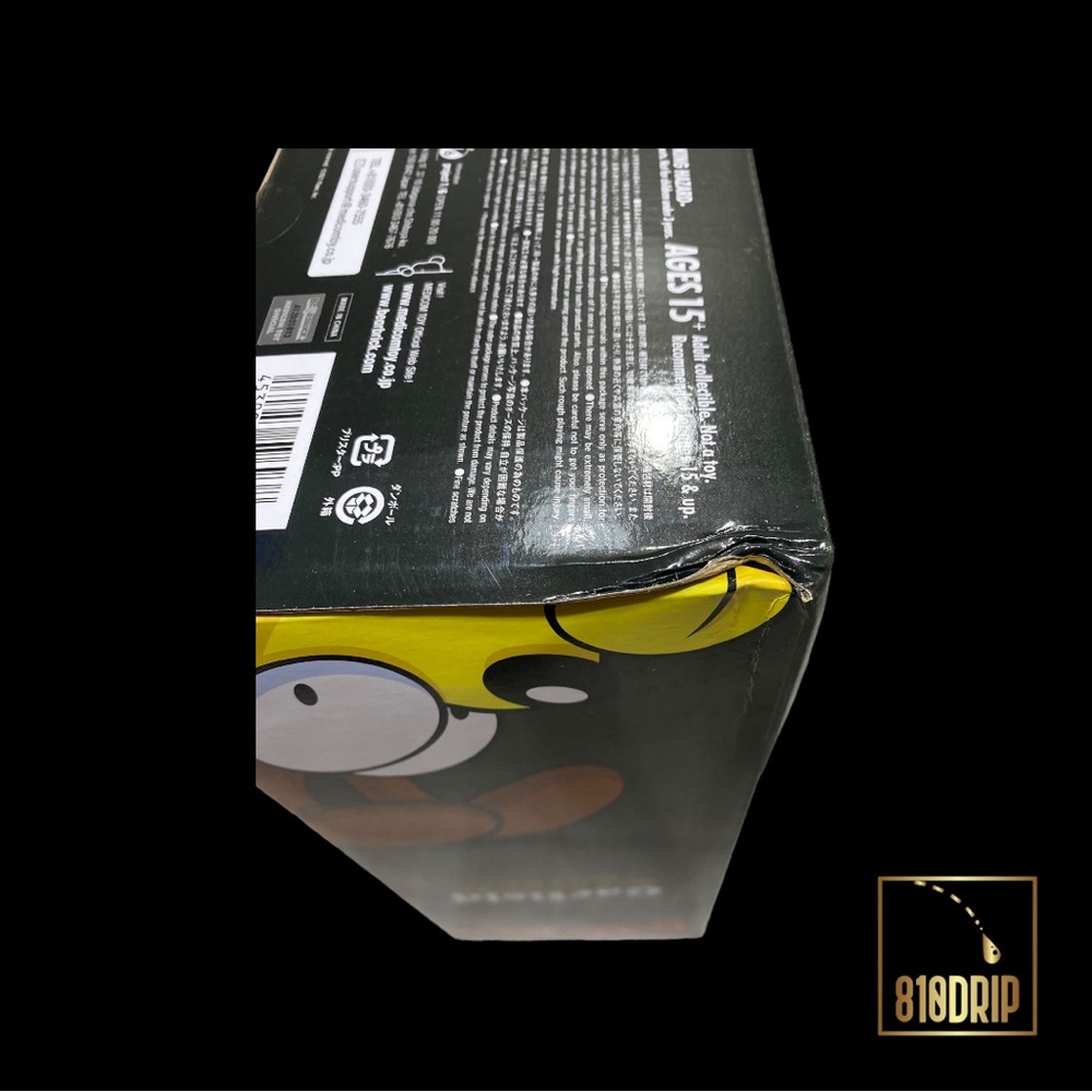 Bearbrick Garfield Gold Chrome 100% & 400% Set - Picture 3 of 4